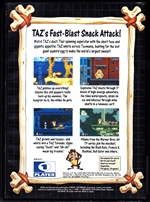 Sega Genesis Taz-Mania Back CoverThumbnail